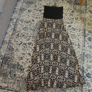 Felicity & Coco black & ivory maxi dress,small